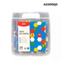 Oil Pastel Crayon M&G Silky 24 Colors Y3320 AGM900J0 / Krayon 24 Warna